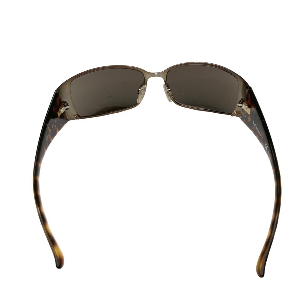 Dolce & Gabbana Tortoise Gloss & Silver DG6010 Non-RX Sunglasses & Travel Case - Picture 8 of 15